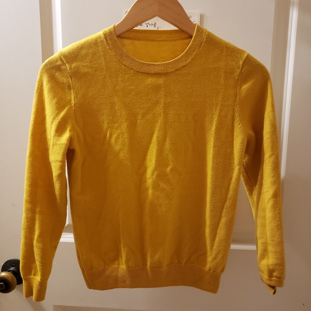 Yellow Cashmere sweater